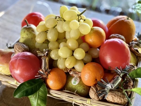 corbeille fruits frais locaux de saison